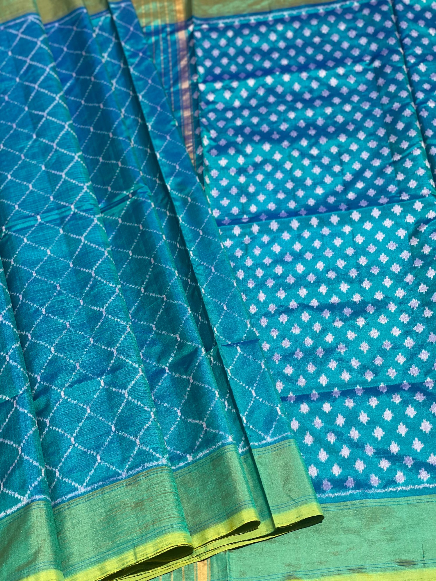 Tussar by Mulberry Silk Ikkat Saree