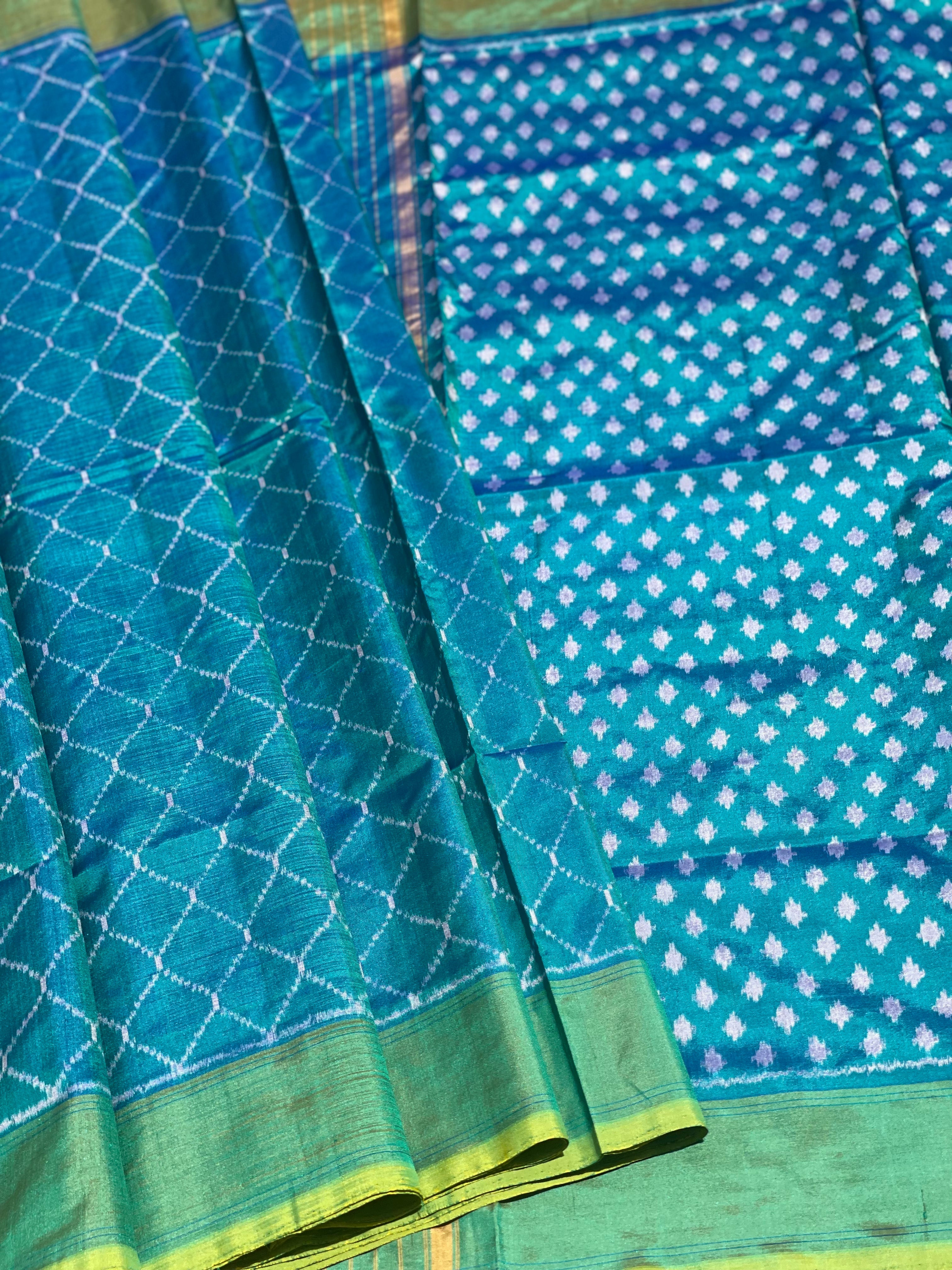 Tussar by Mulberry Silk Ikkat Saree