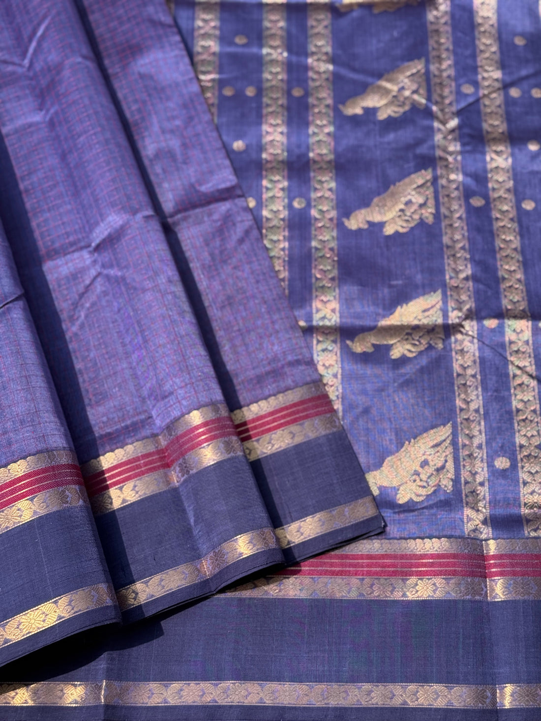 Lakshadeepam Kanchi Silk Cotton Saree