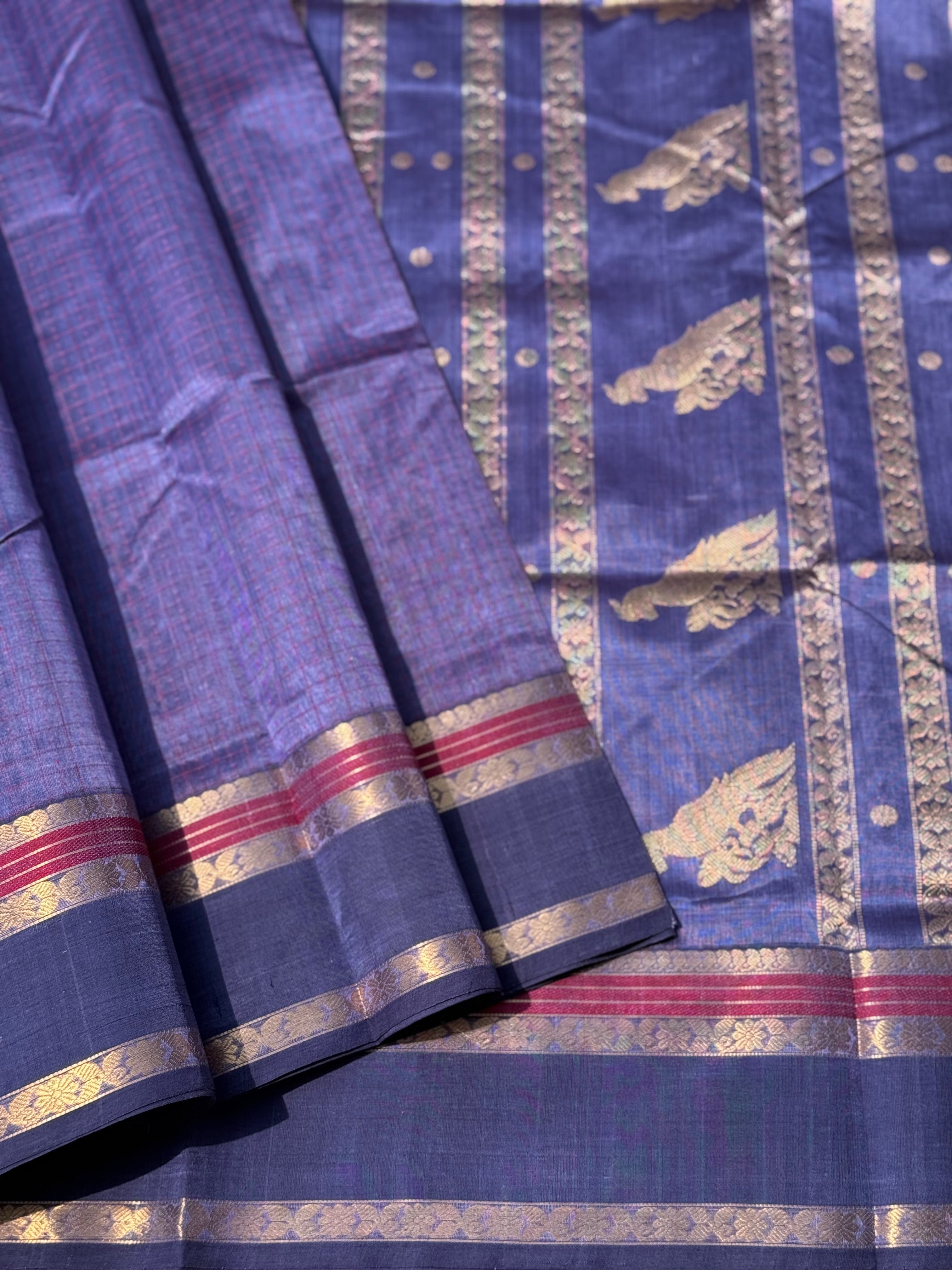 Lakshadeepam Kanchi Silk Cotton Saree