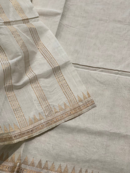 Handspun Khadi Cotton Saree