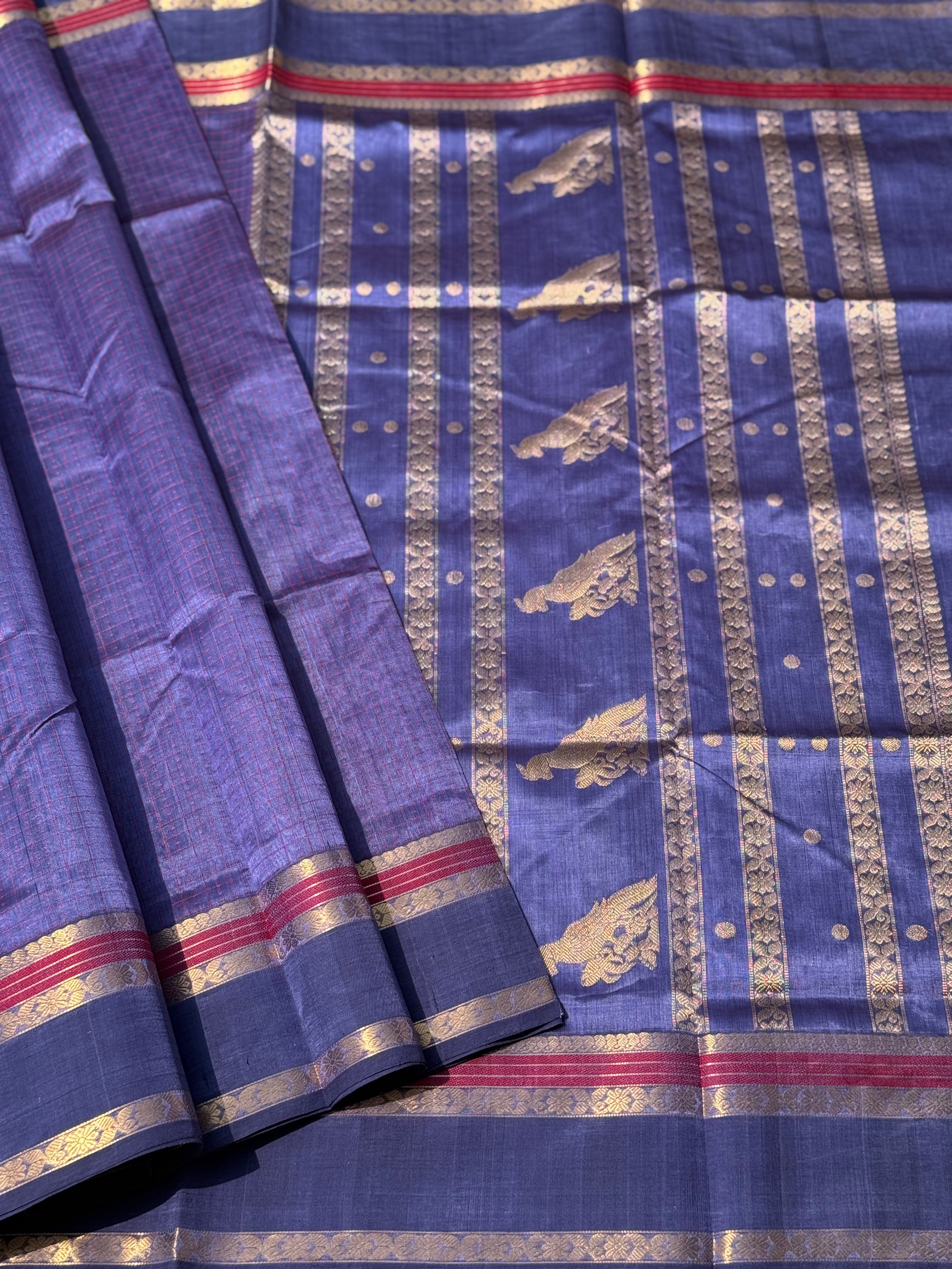 Lakshadeepam Kanchi Silk Cotton Saree