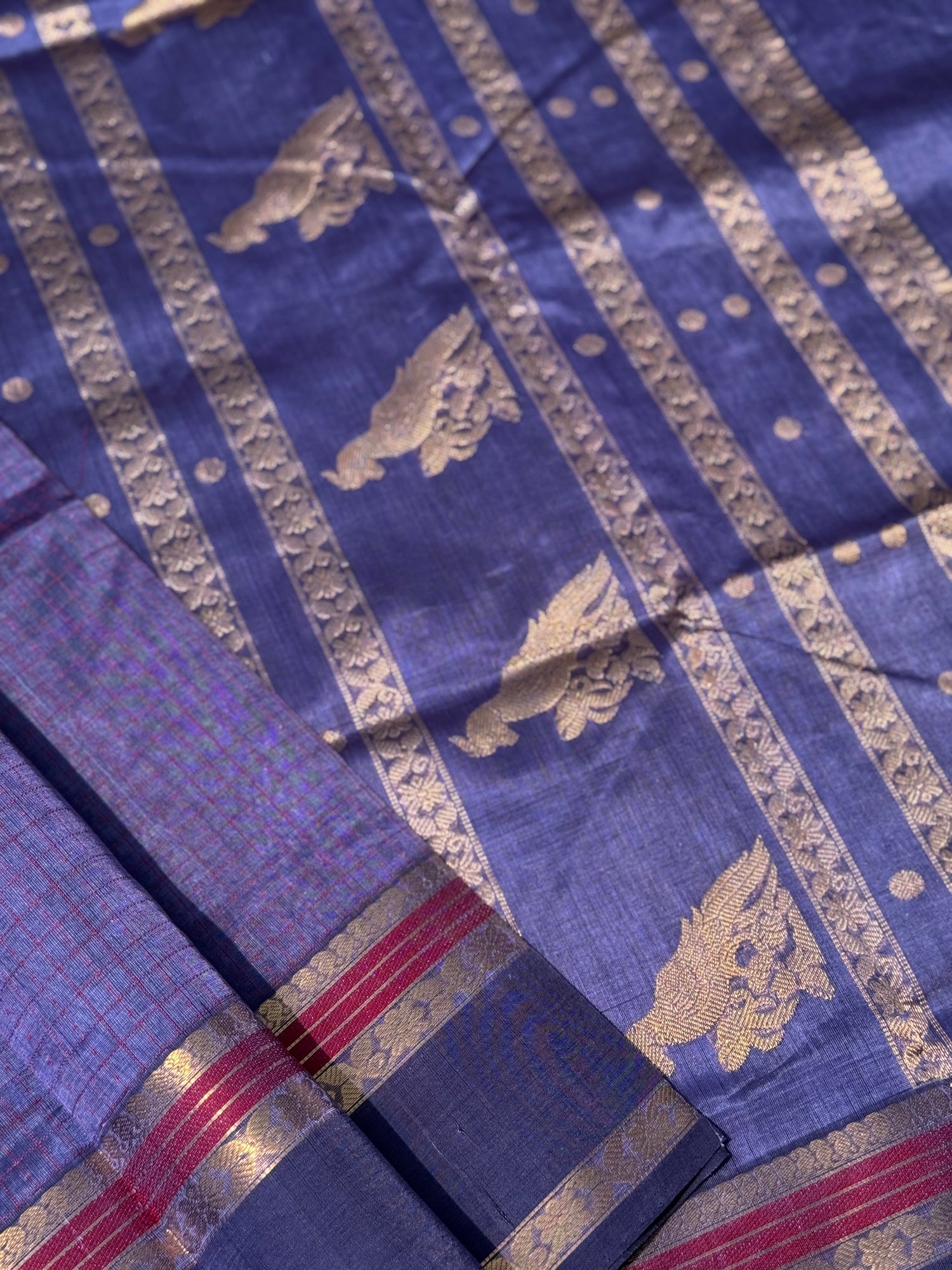 Lakshadeepam Kanchi Silk Cotton Saree