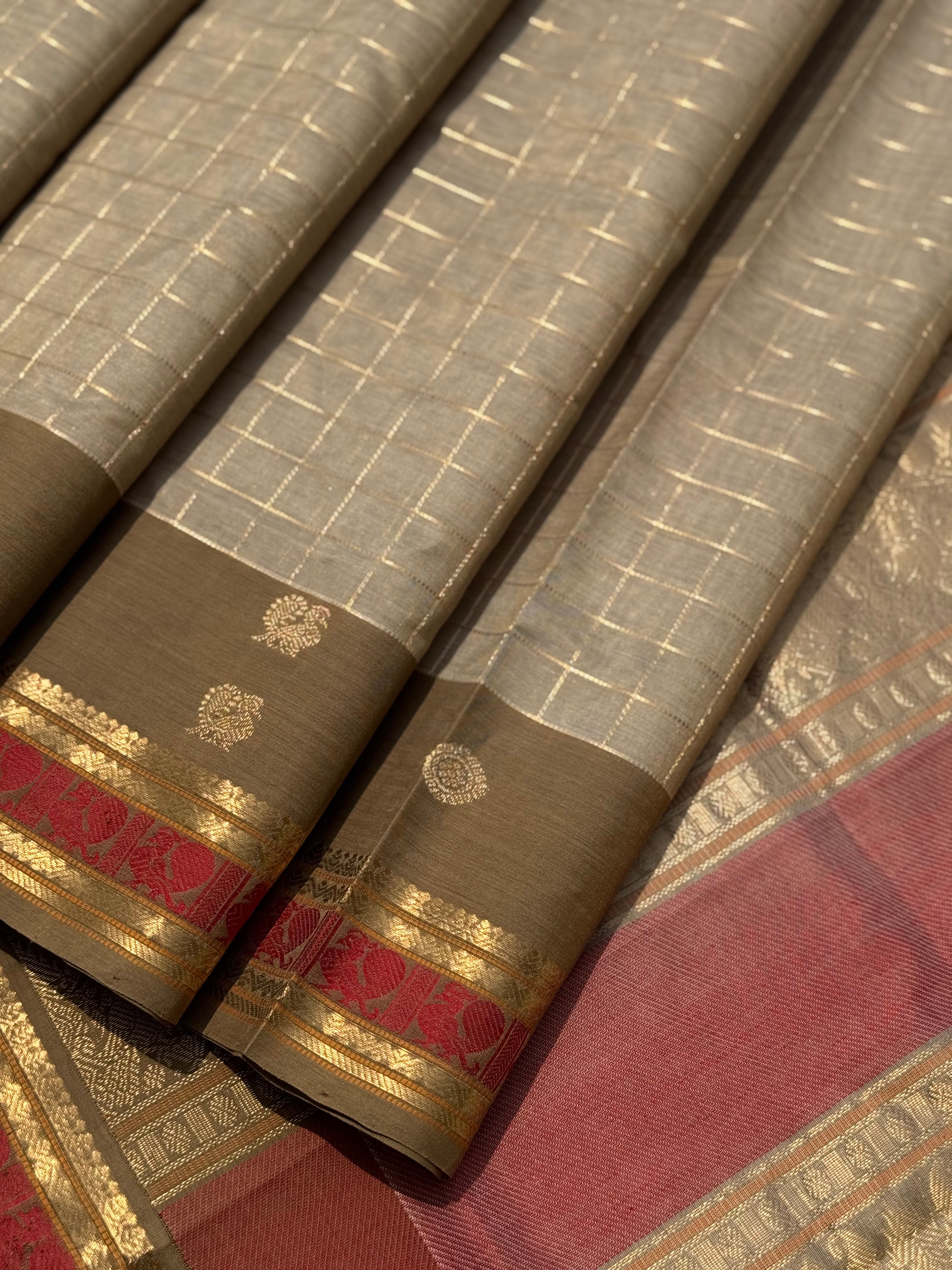Kanchi Silk Cotton Saree