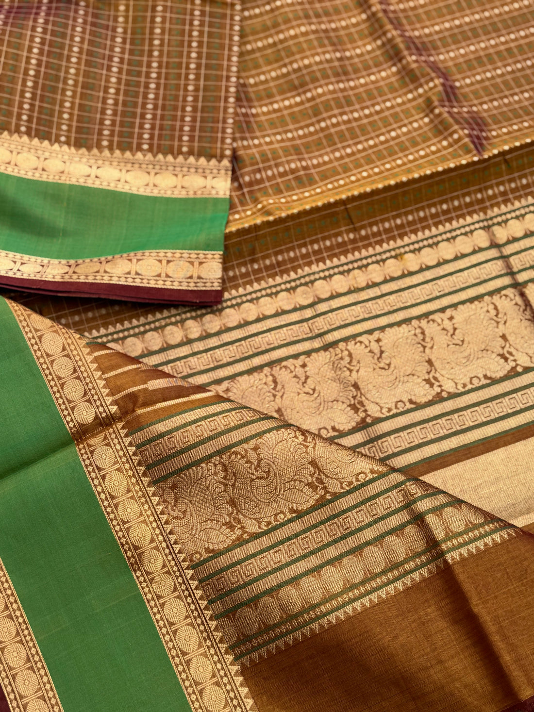 Kanchi silk cotton saree