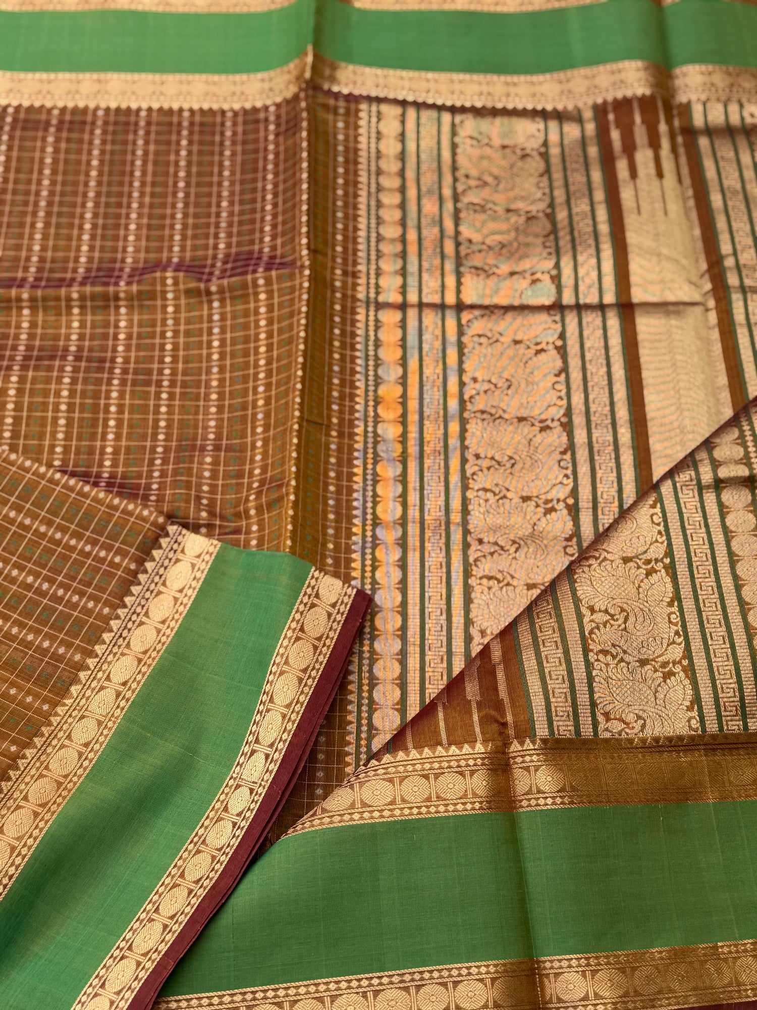 Kanchi silk cotton saree