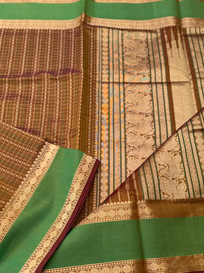 Kanchi silk cotton saree