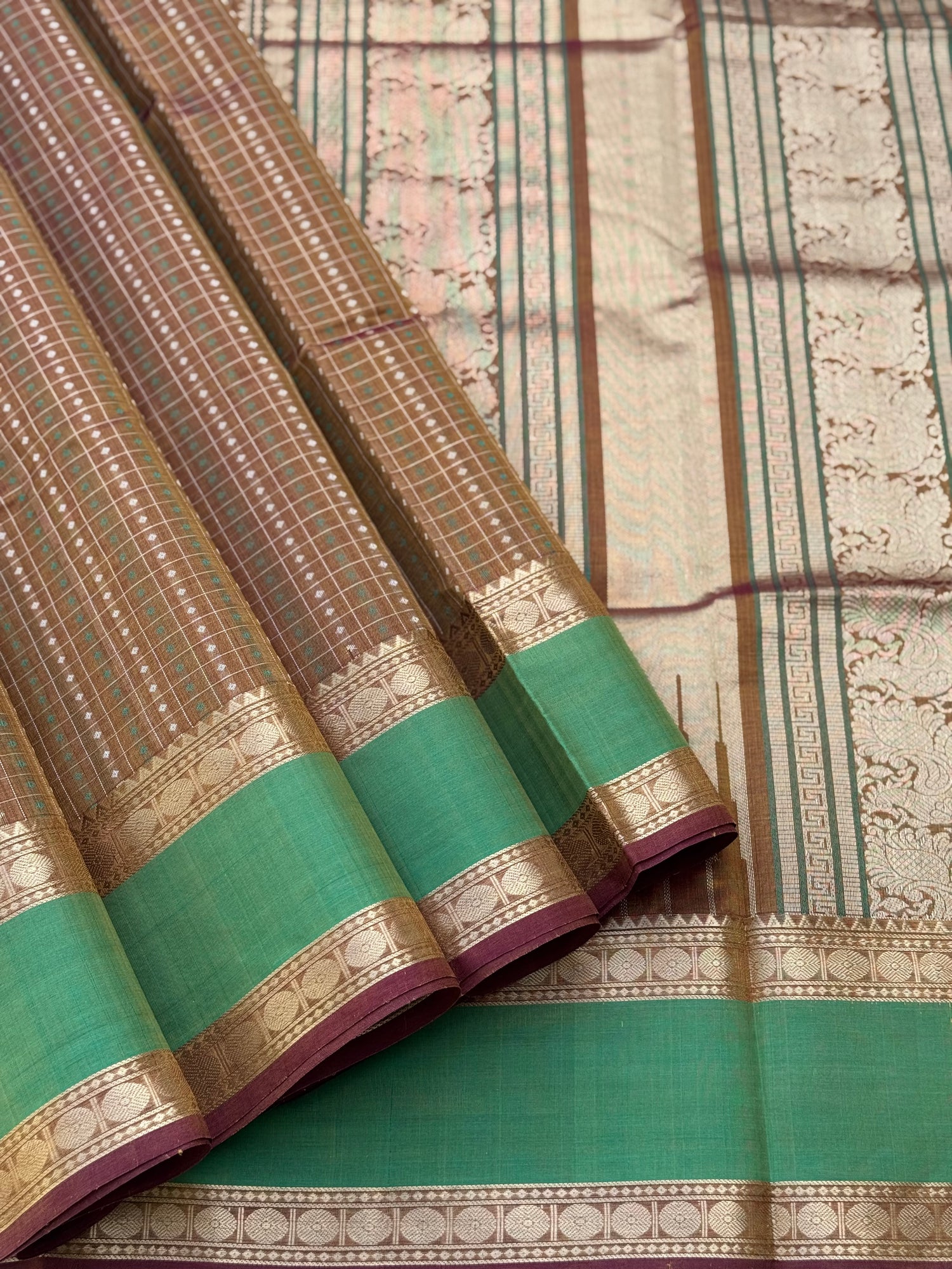 Kanchi silk cotton saree