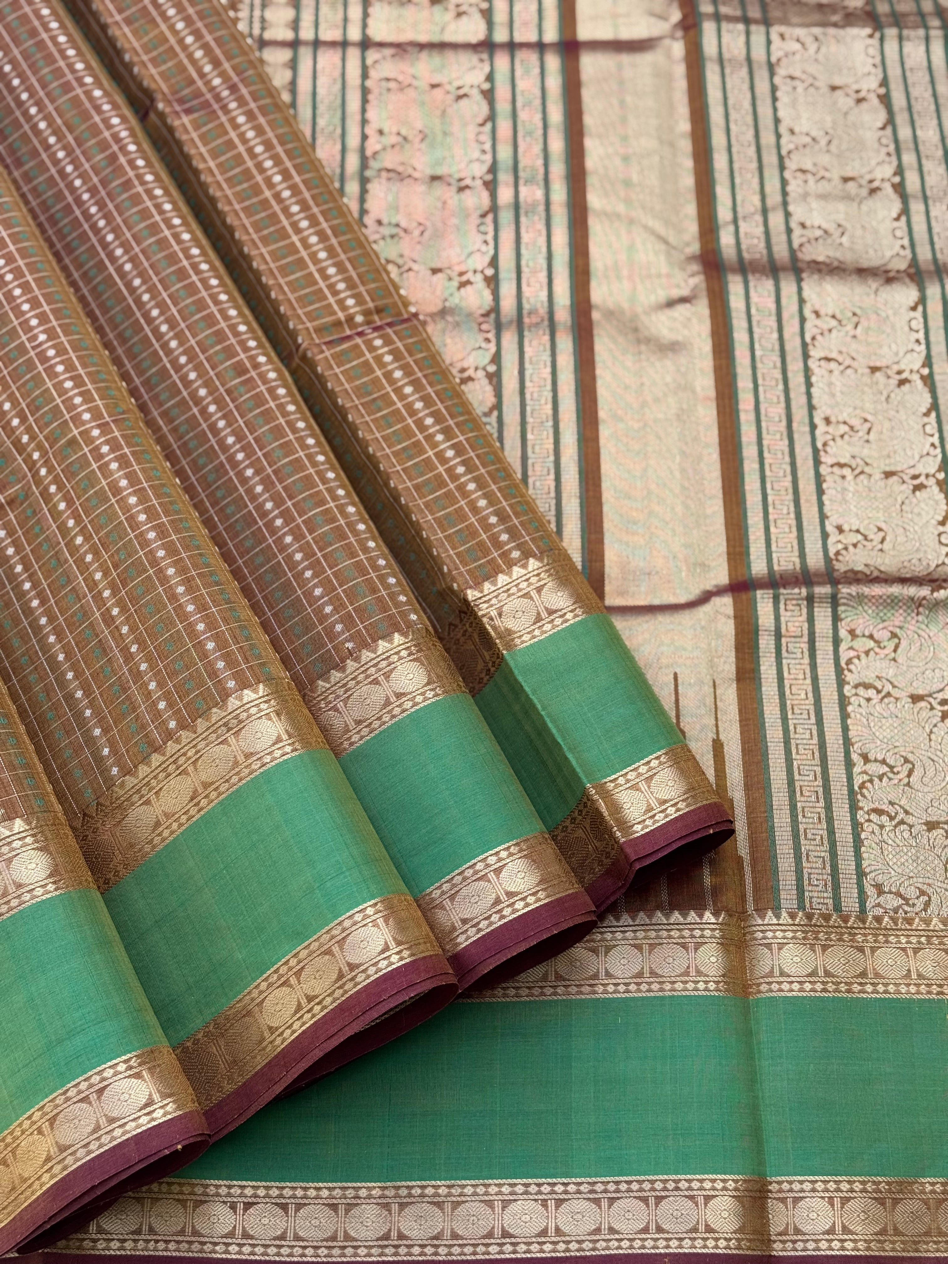 Kanchi silk cotton saree