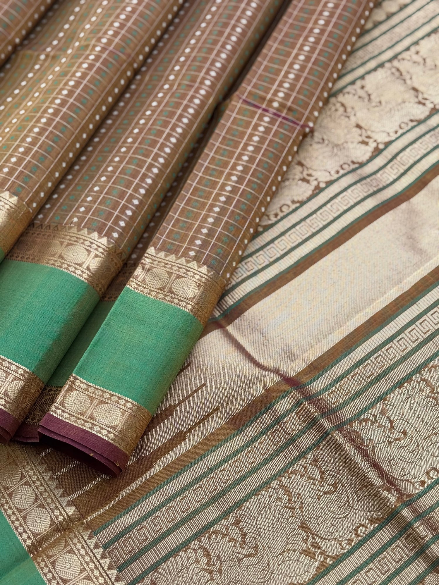 Kanchi silk cotton saree