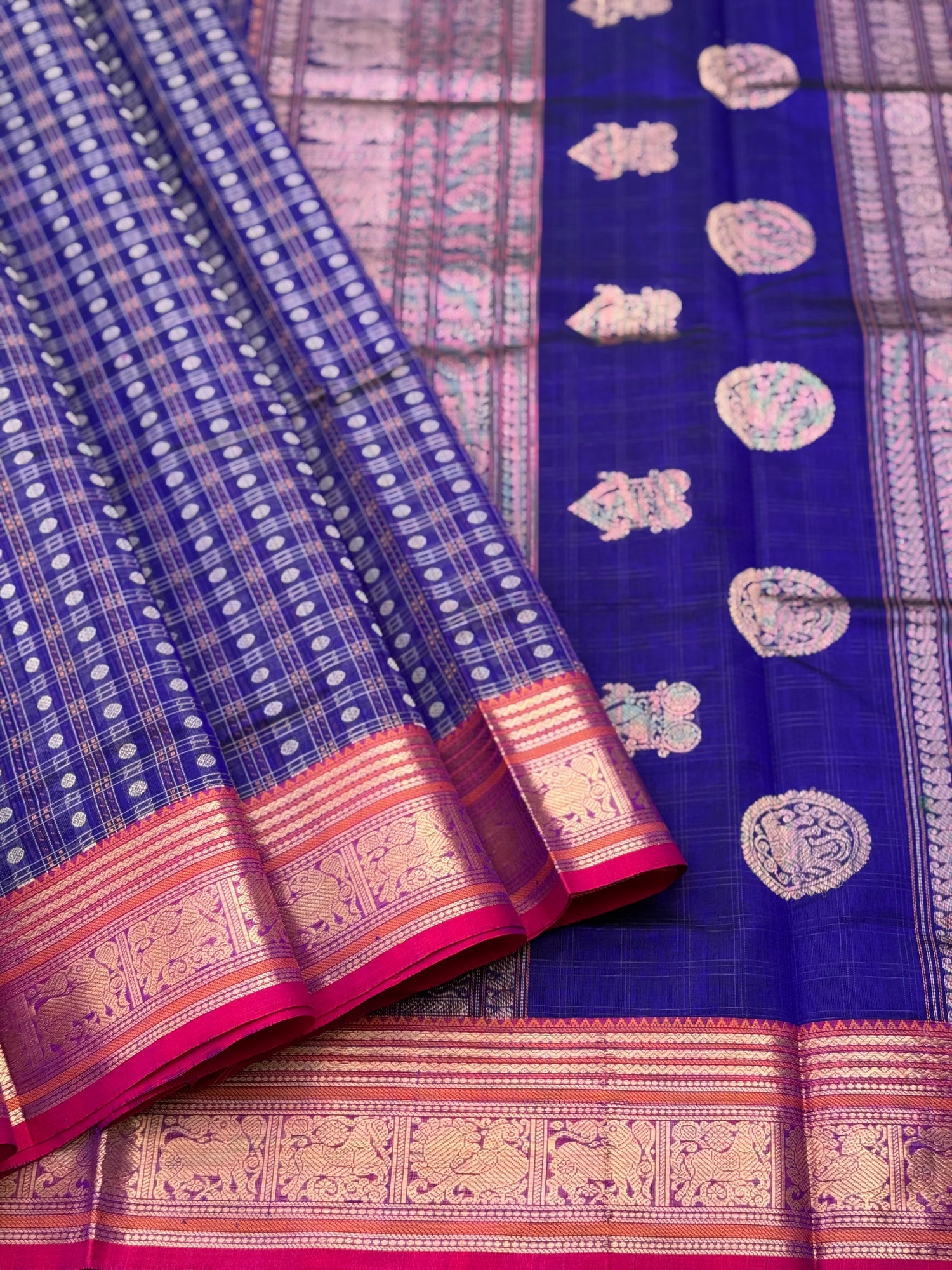 Kanchi Silk Cotton Saree
