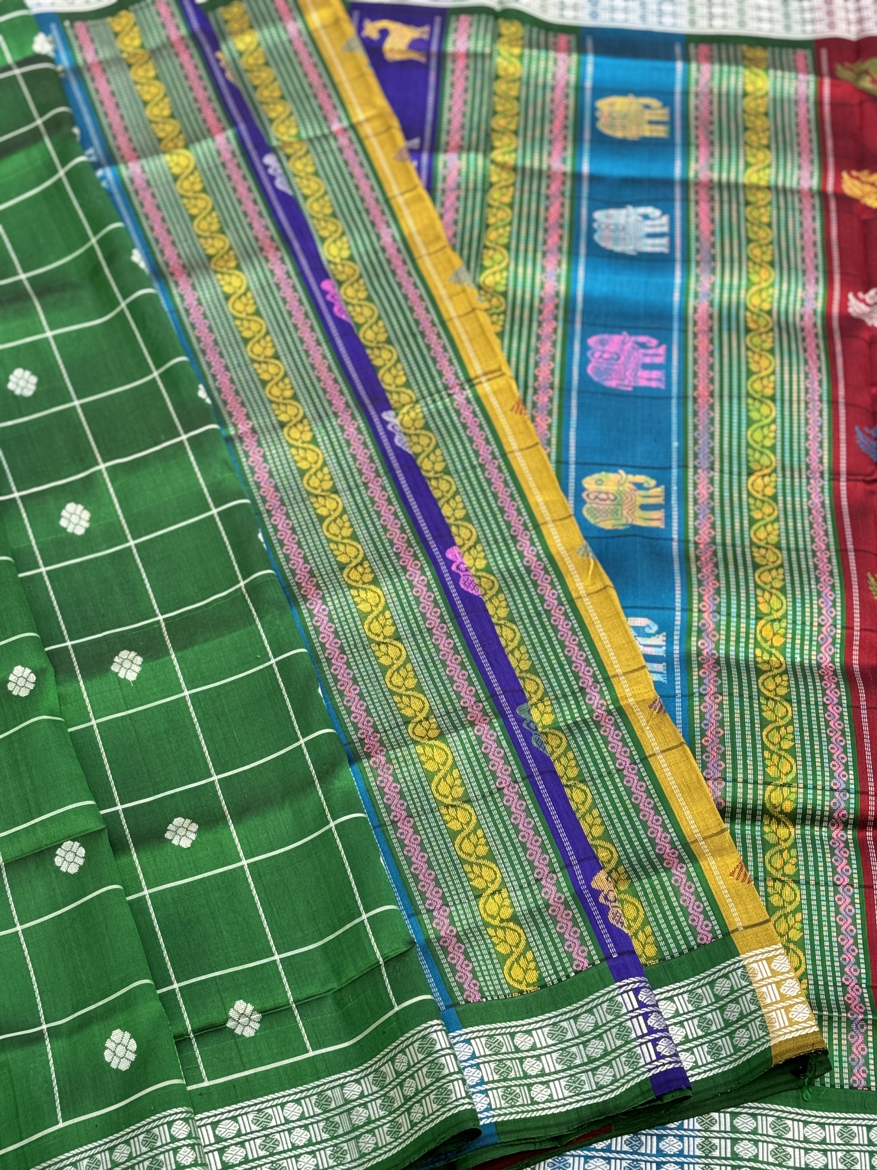 An elegant Berhampuri patta Silk saree from Odisha