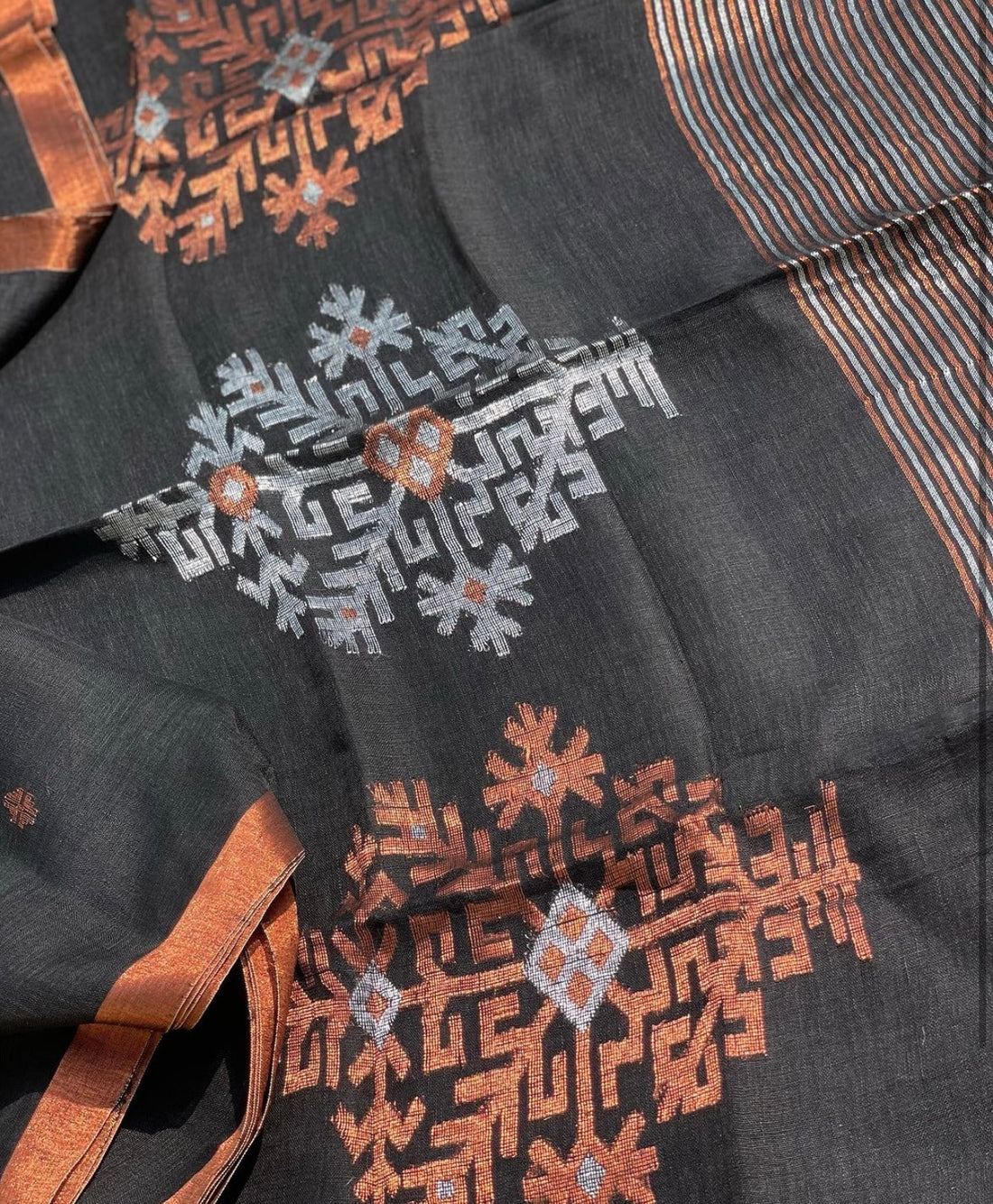 Linen by Linen Organic Jamdani saree