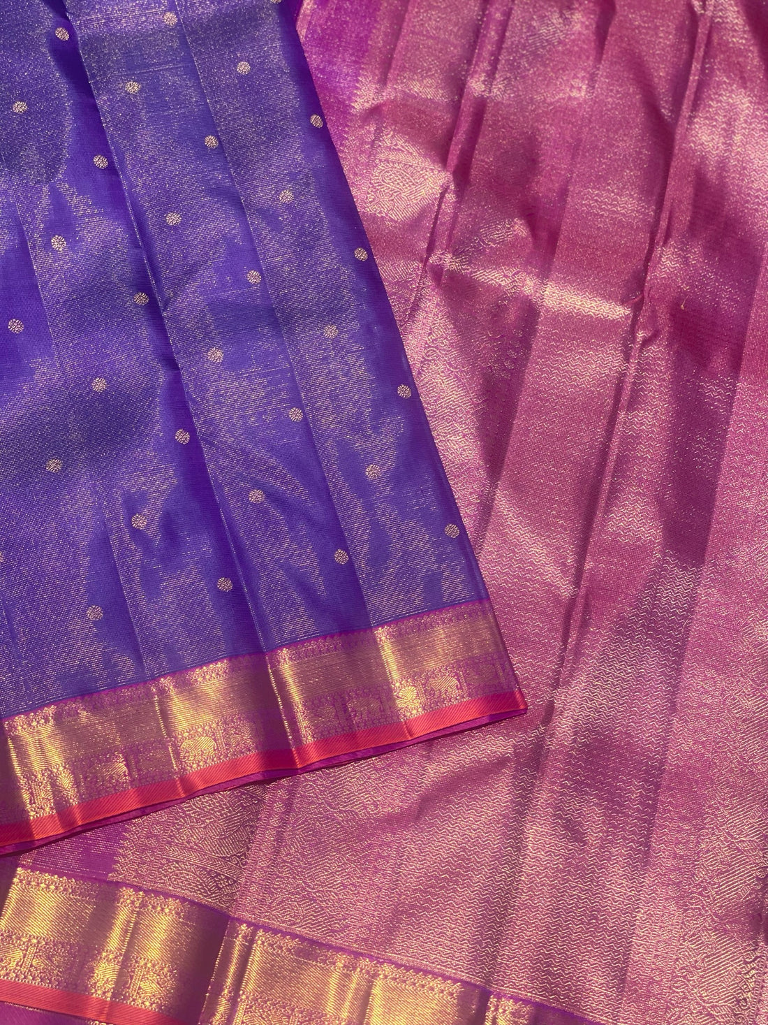 Heirloom vairaoosi kanchivaram silk saree with 3 gm gold zari