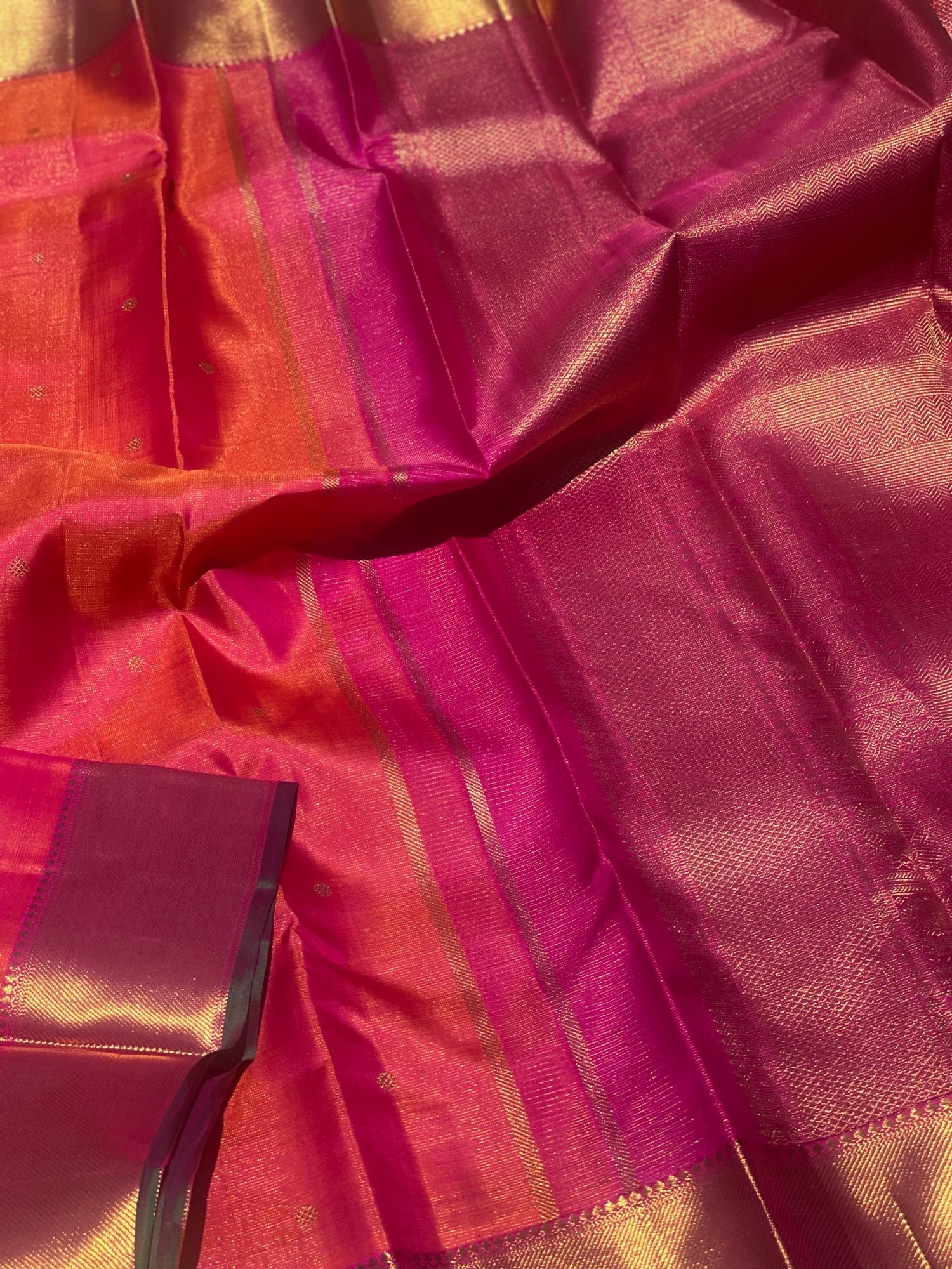 Heirloom Vairaoosi Kanchivaram Silk Saree With 3 Gm Gold Zari