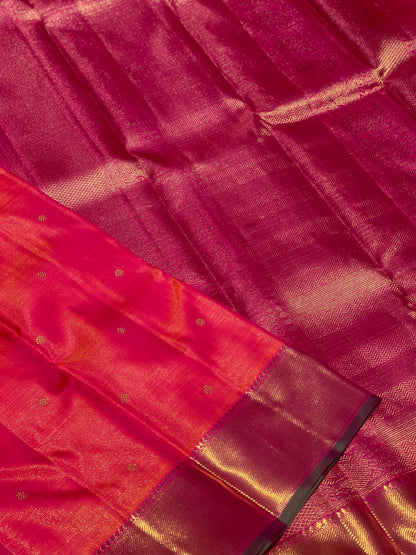 Heirloom Vairaoosi Kanchivaram Silk Saree With 3 Gm Gold Zari