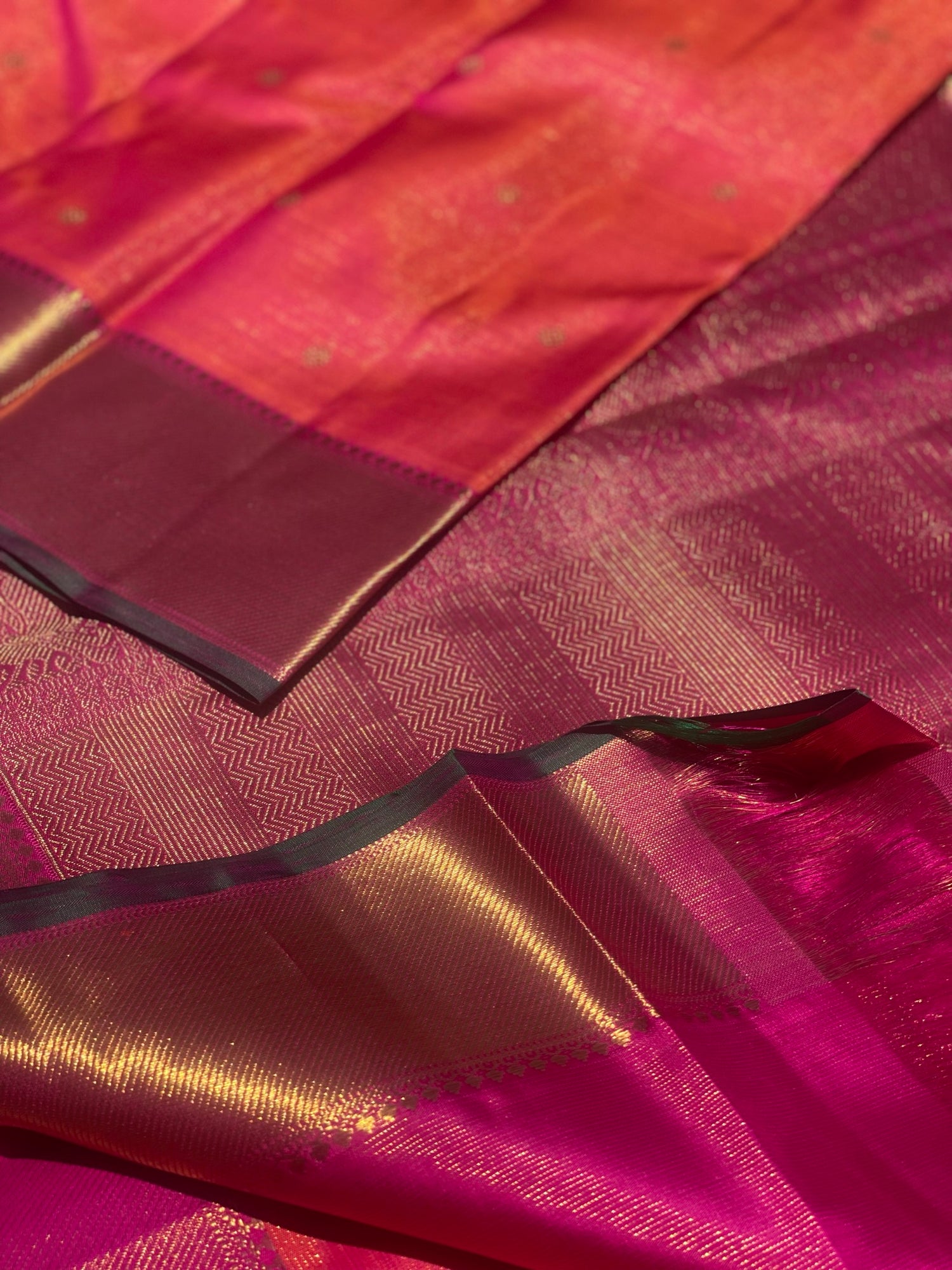 Heirloom Vairaoosi Kanchivaram Silk Saree With 3 Gm Gold Zari