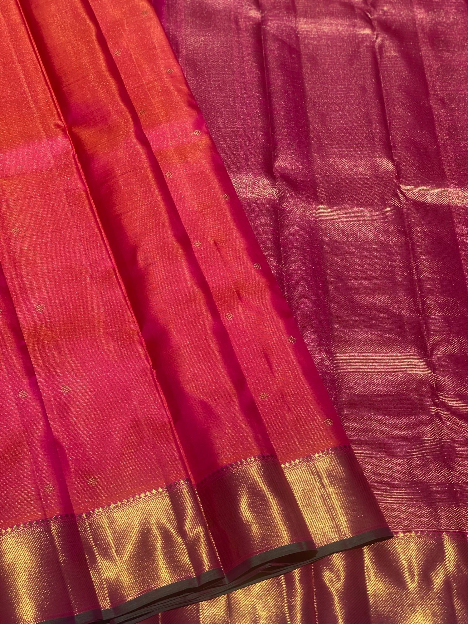 Heirloom Vairaoosi Kanchivaram Silk Saree With 3 Gm Gold Zari