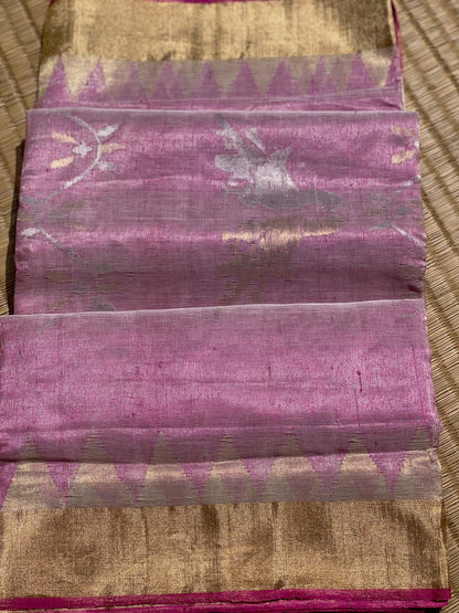 All Over Designer Exclusive Ponduru Khadi Jaal Jamdani Saree