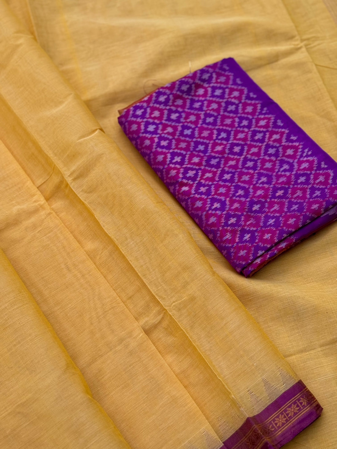 Reserved for Shree Choudry- Handspun Ponduru Khadi cotton saree
