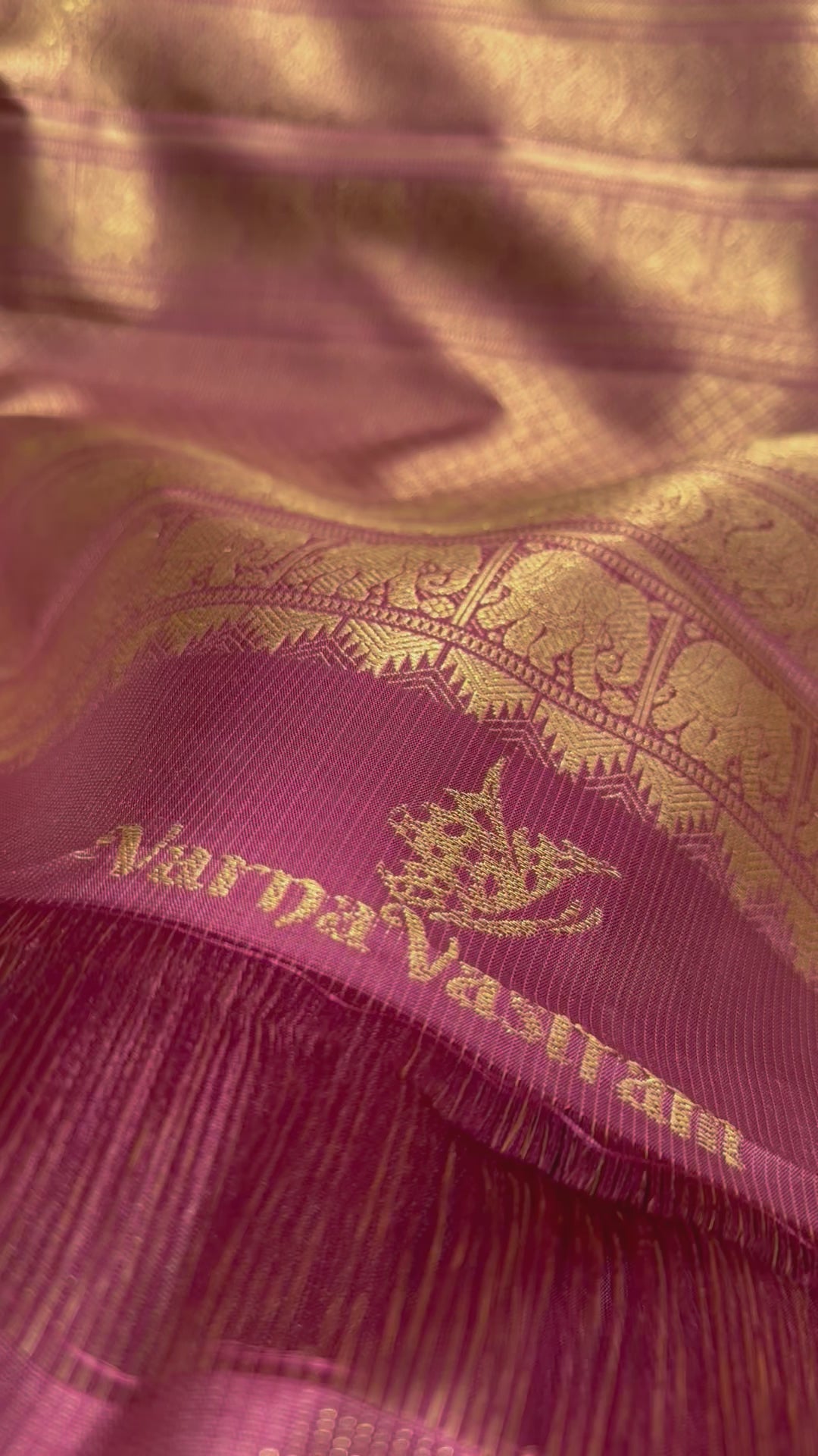 EKANTA - 3 THE COMPLETE NATURAL DYE KANCHIVARAM SILK SAREE - MAJESTIC HEIRLOOM VAIRAOOSI WEAVE